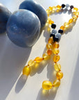 Dottie - Unpolished Amber Necklace