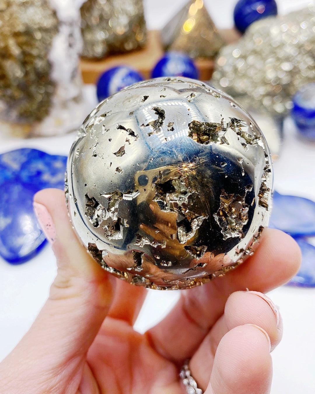 Pyrite Sphere - Baltic Mermaid