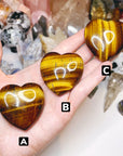 Tiger Eye Hearts