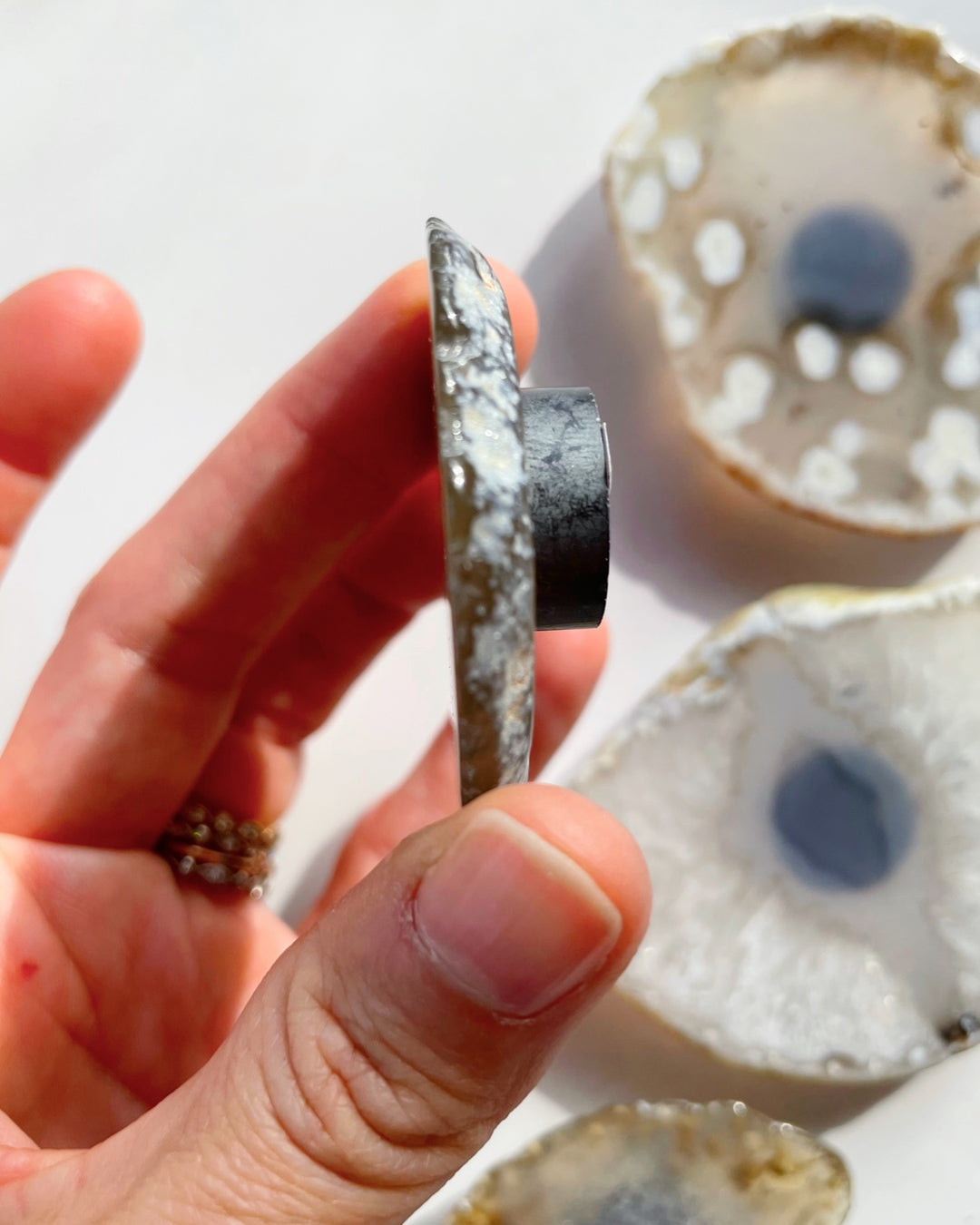 Agate Magnet Set G - Baltic Mermaid