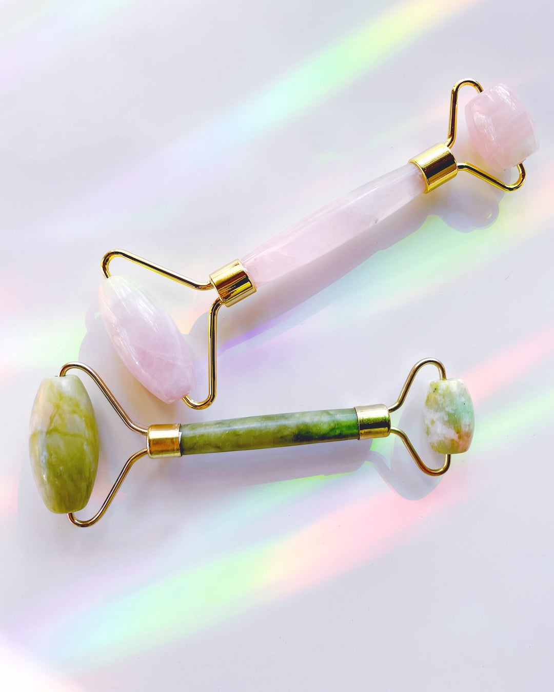 Facial Rollers: Jade &amp; Rose Quartz