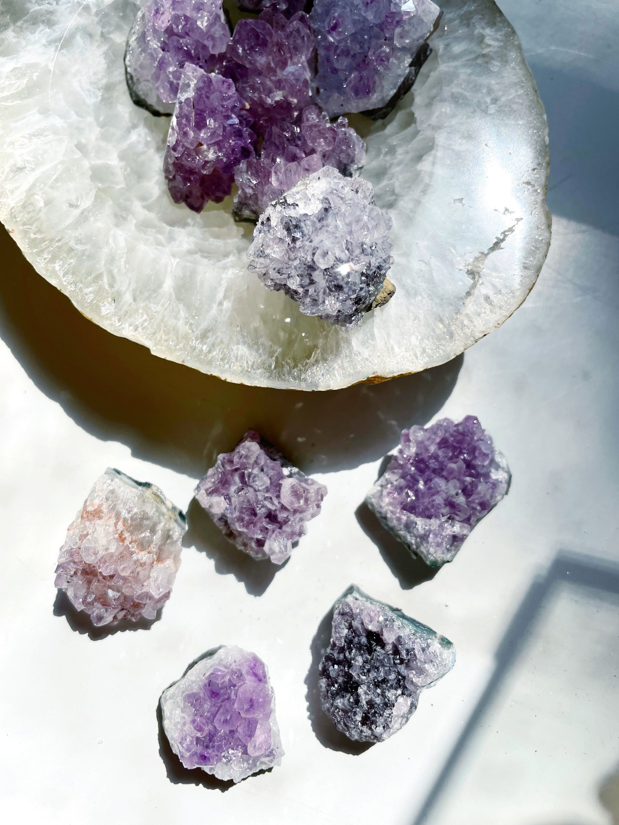 Mini Amethyst Clusters