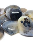 Dendritic Agate Puffed Heart