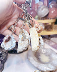 Druzy Geode Keychain