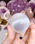 Quartz/Agate Amethyst Sphere