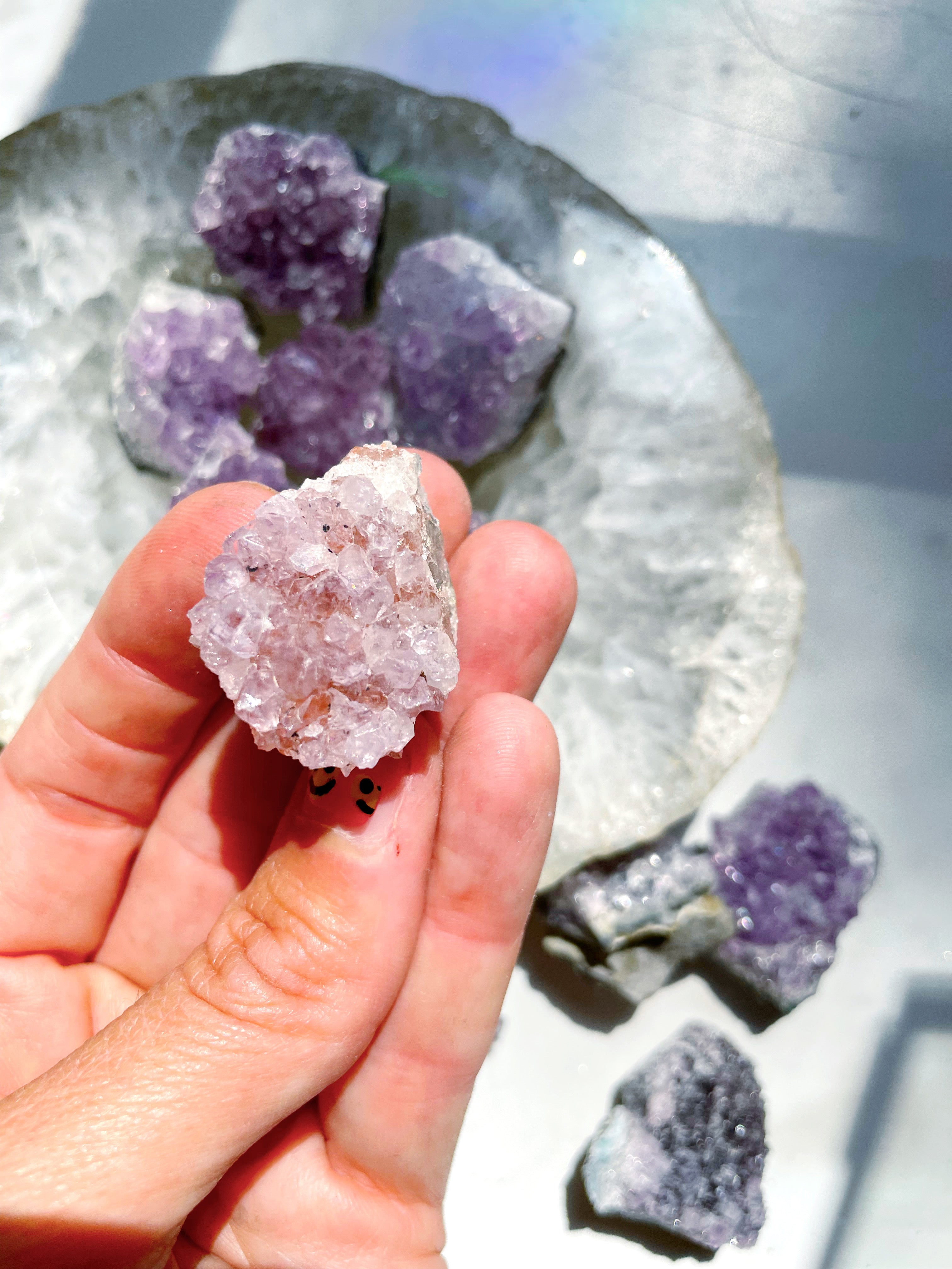 Mini Amethyst Clusters - Baltic Mermaid