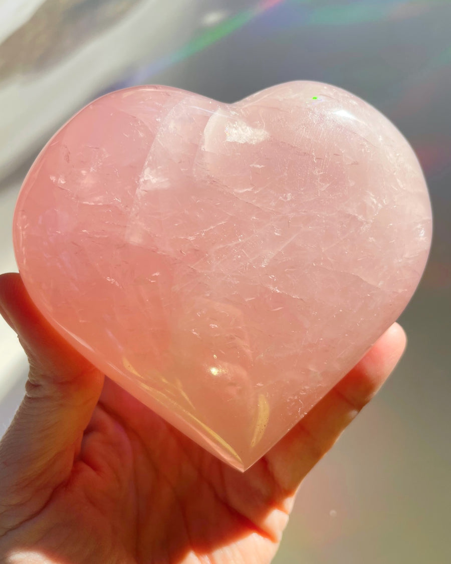 Rose Quartz Heart