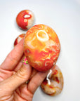 Carnelian Agate Palm Stones