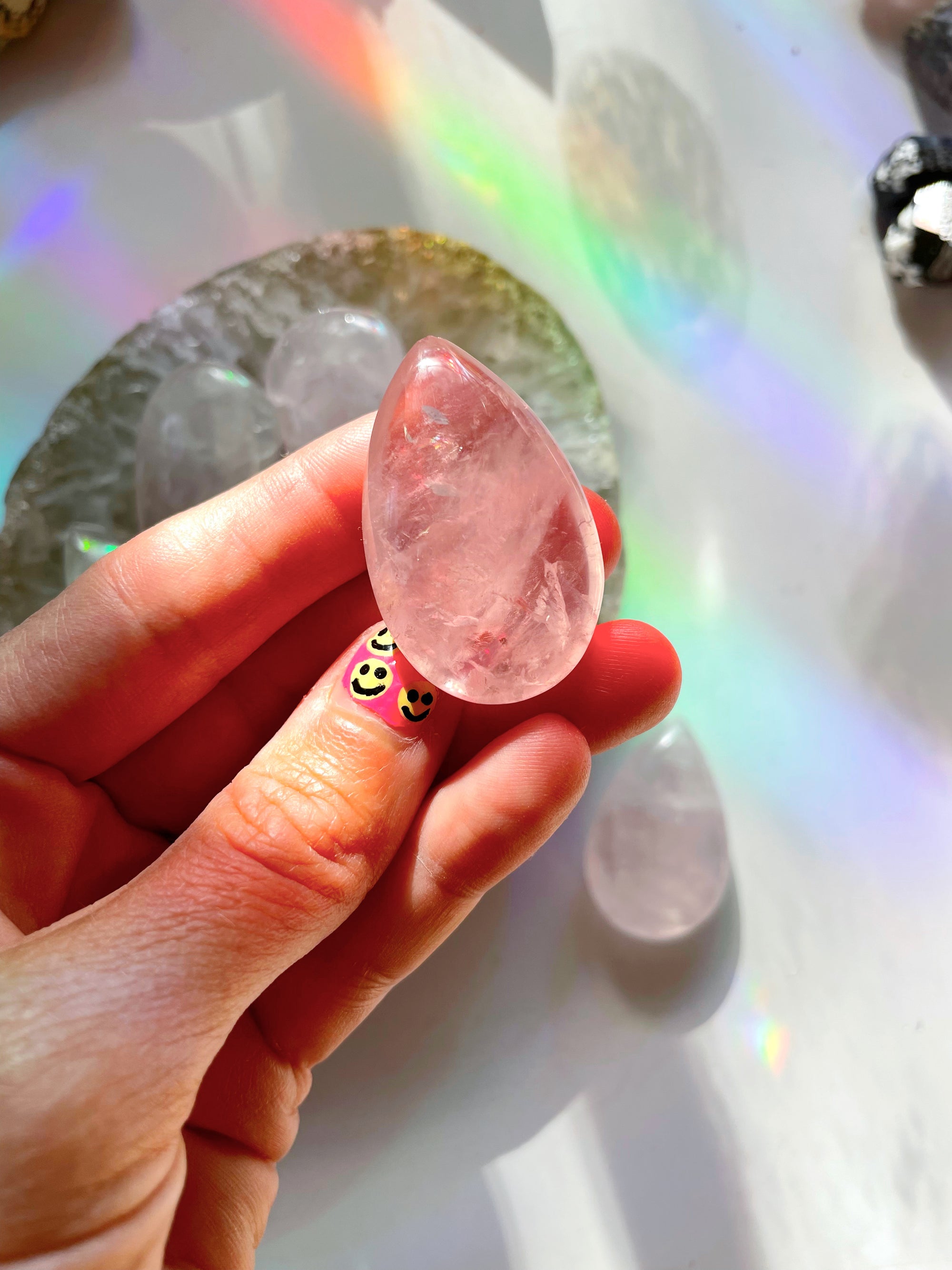 Rose Quartz Teardrop