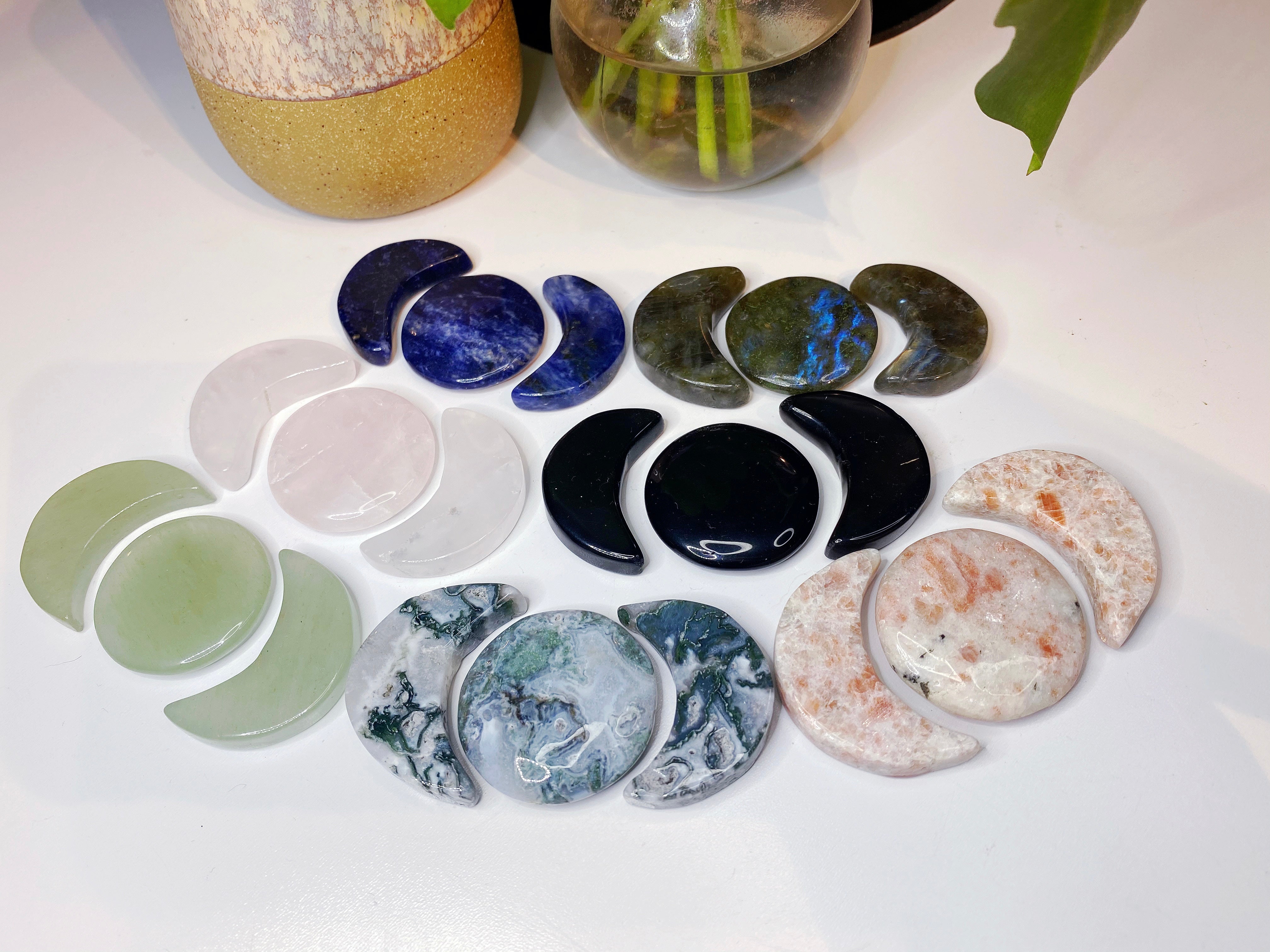 Moon Phase Crystal Set - Baltic Mermaid