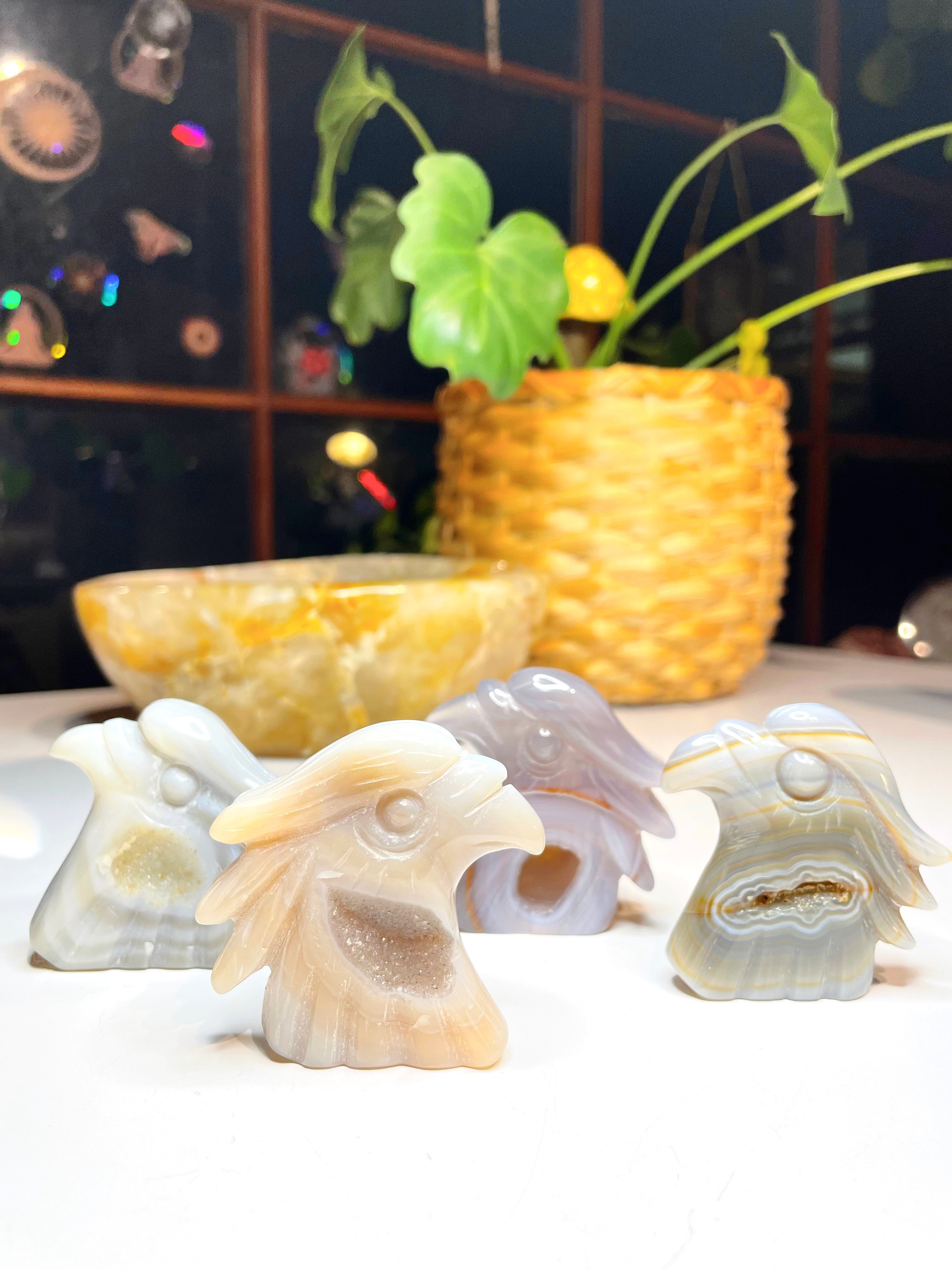 Druzy Agate Bird - Baltic Mermaid