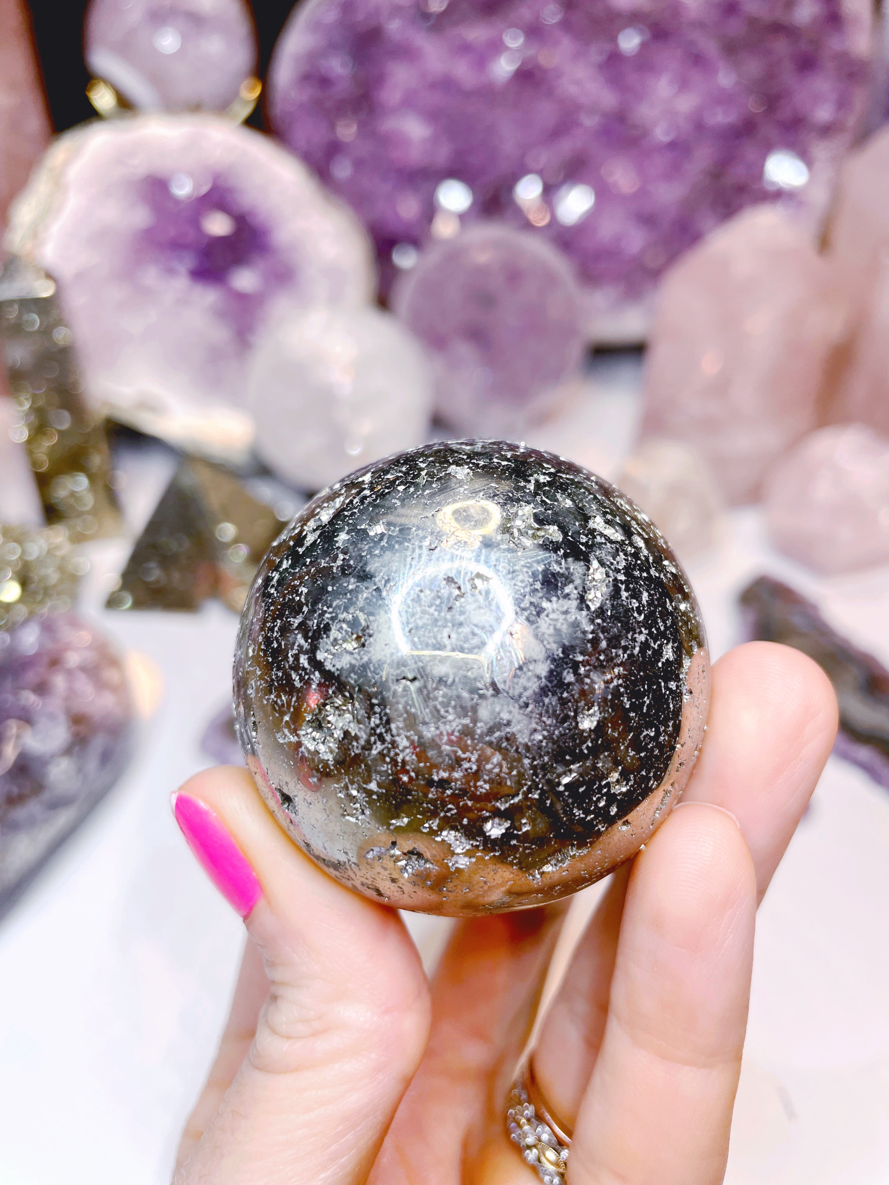 Pyrite Sphere - Baltic Mermaid