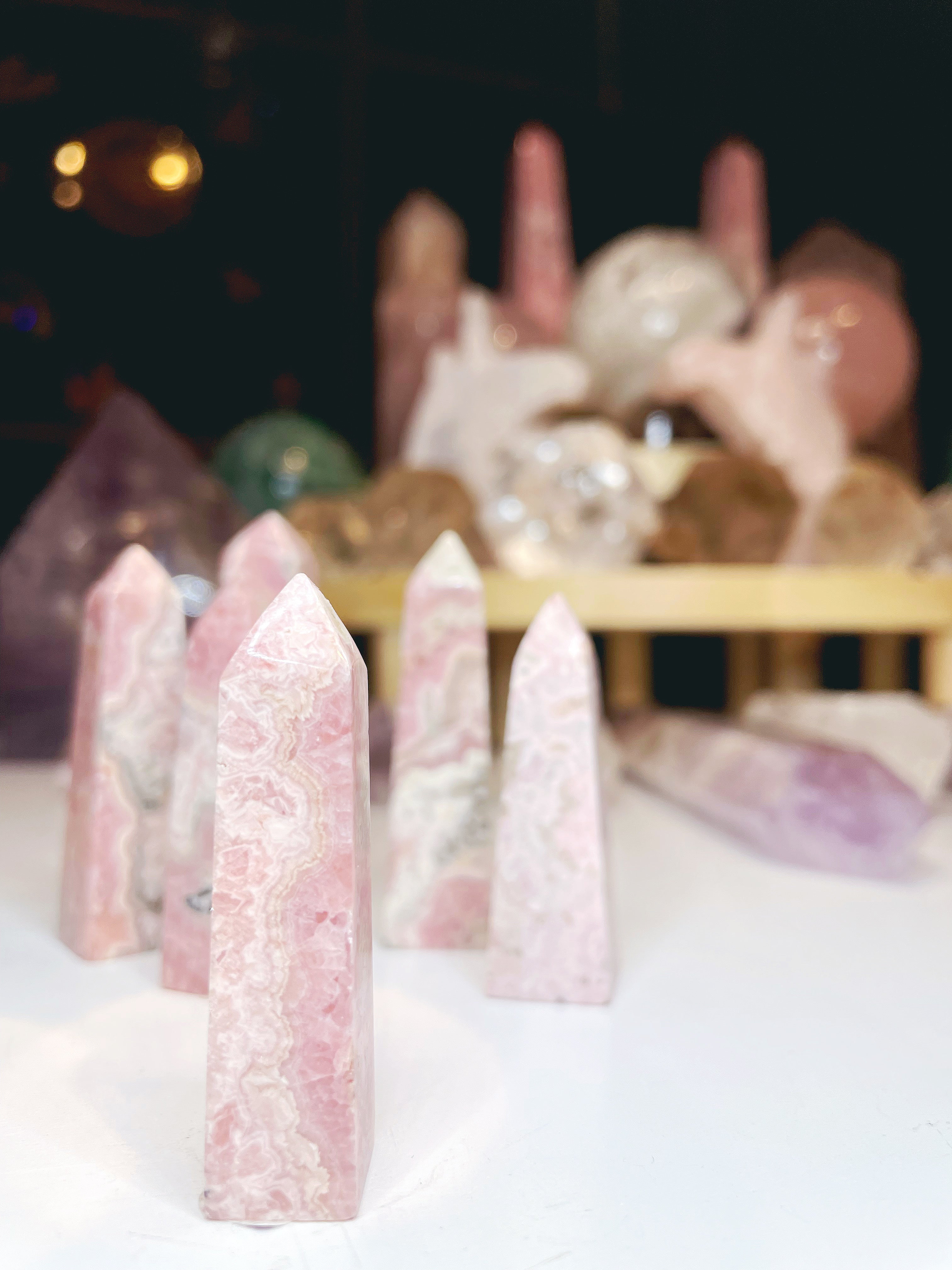 Rhodochrosite Obelisk - Baltic Mermaid