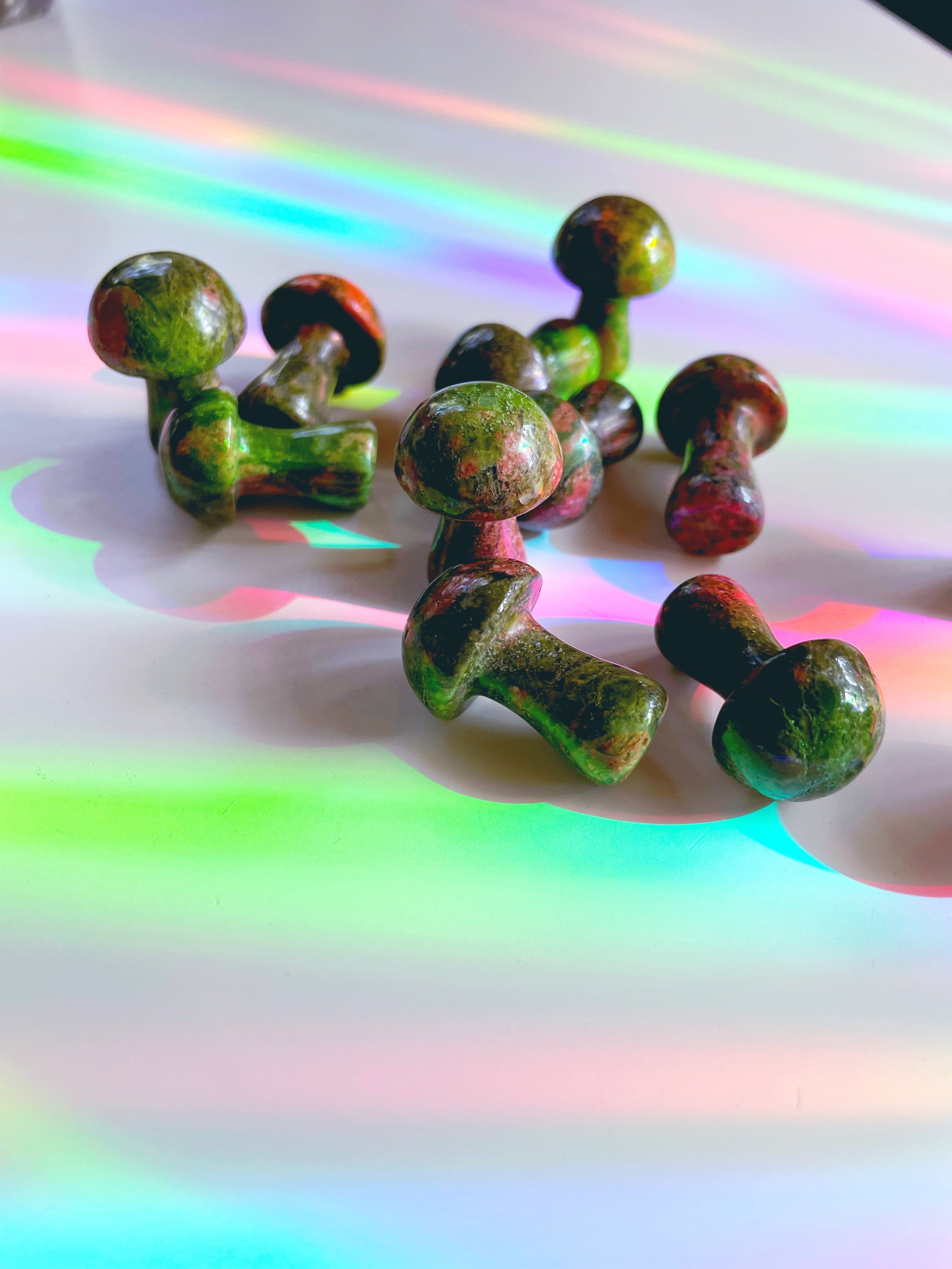 Unakite Mushrooms - Baltic Mermaid