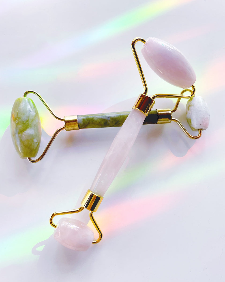 Facial Rollers: Jade & Rose Quartz – Baltic Mermaid