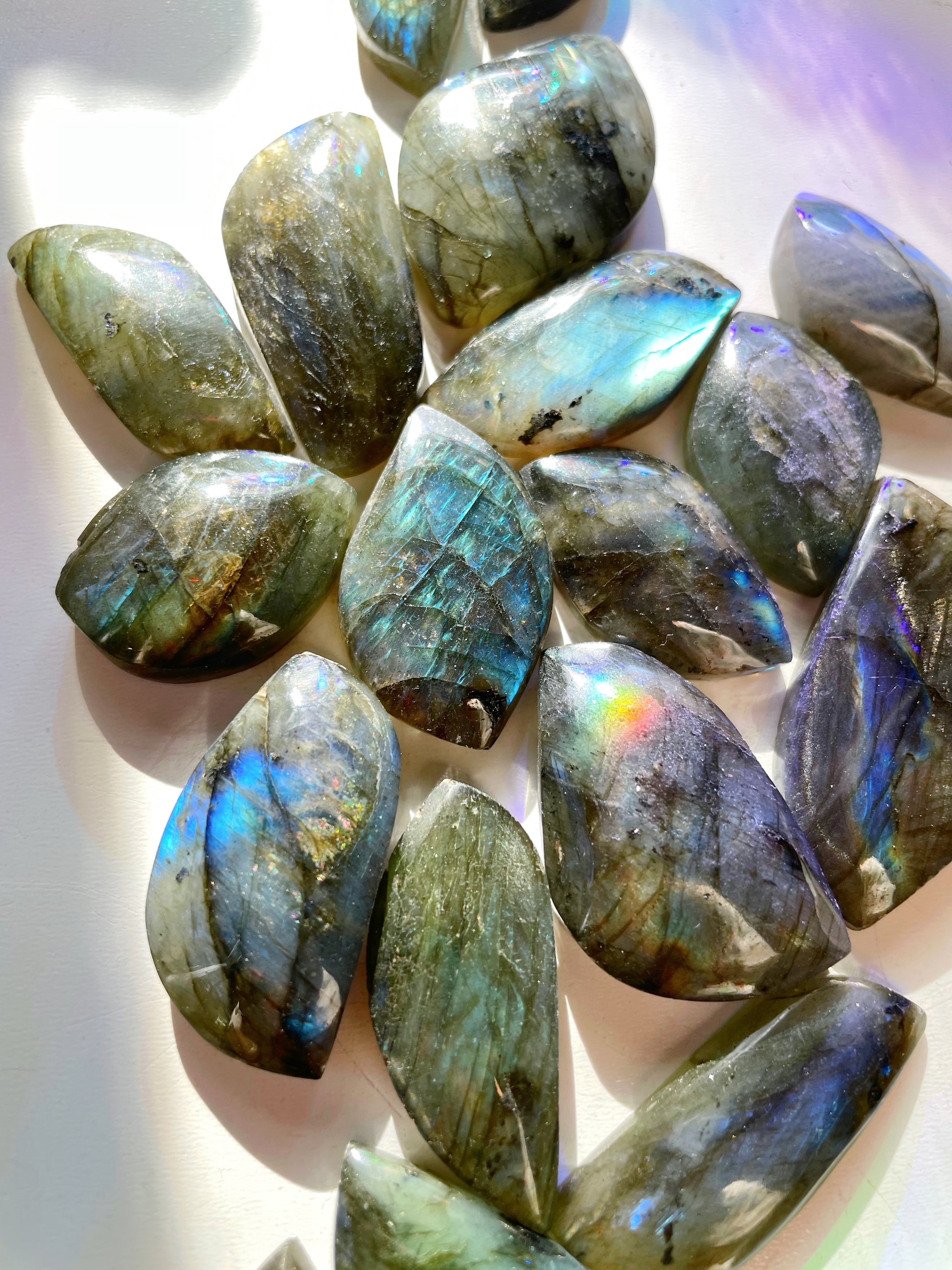 Labradorite “Leafy” Shape