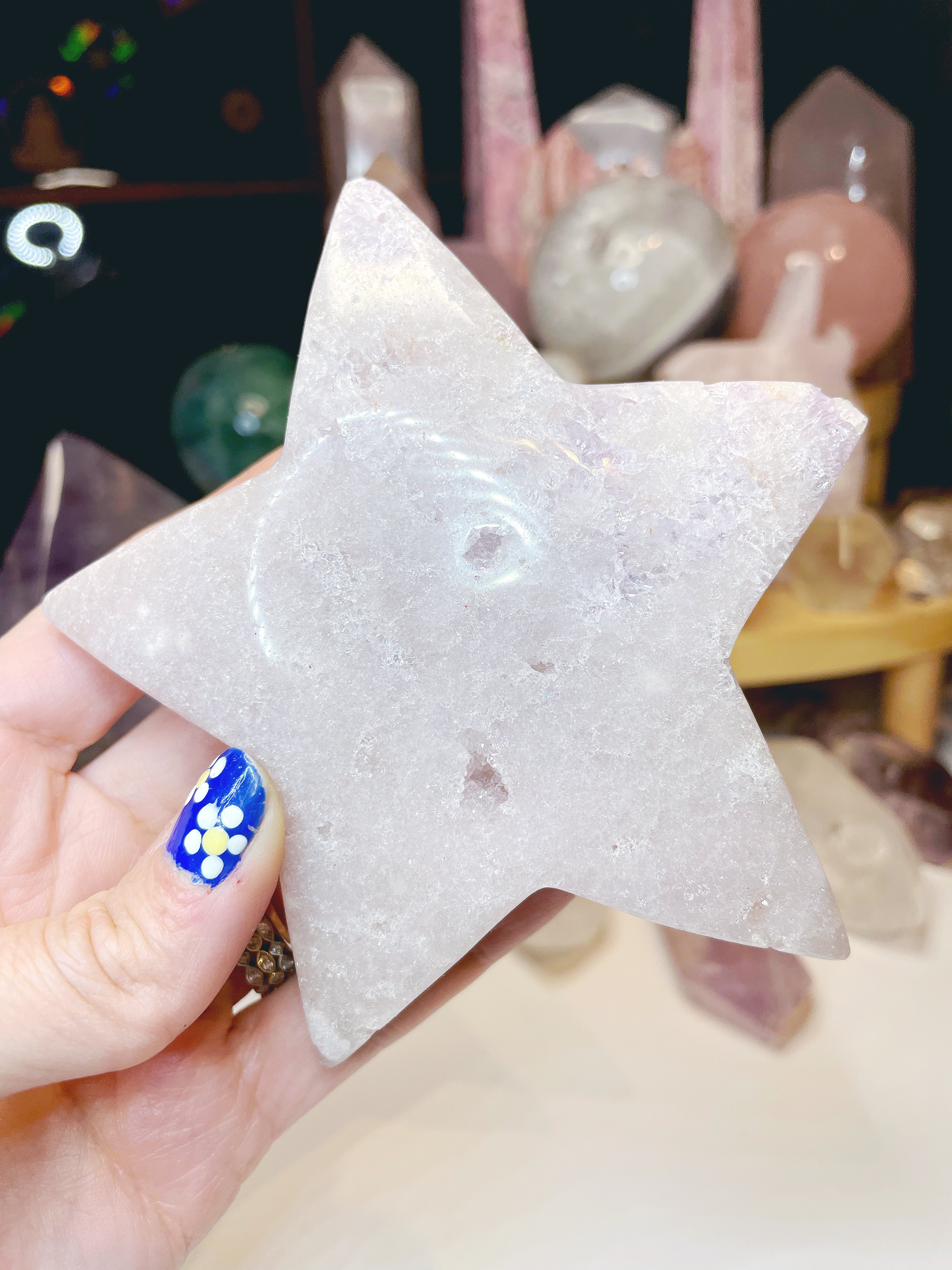 Pink Amethyst Star - Baltic Mermaid