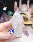 Double Terminated Clear Quartz Point w/ inclusions