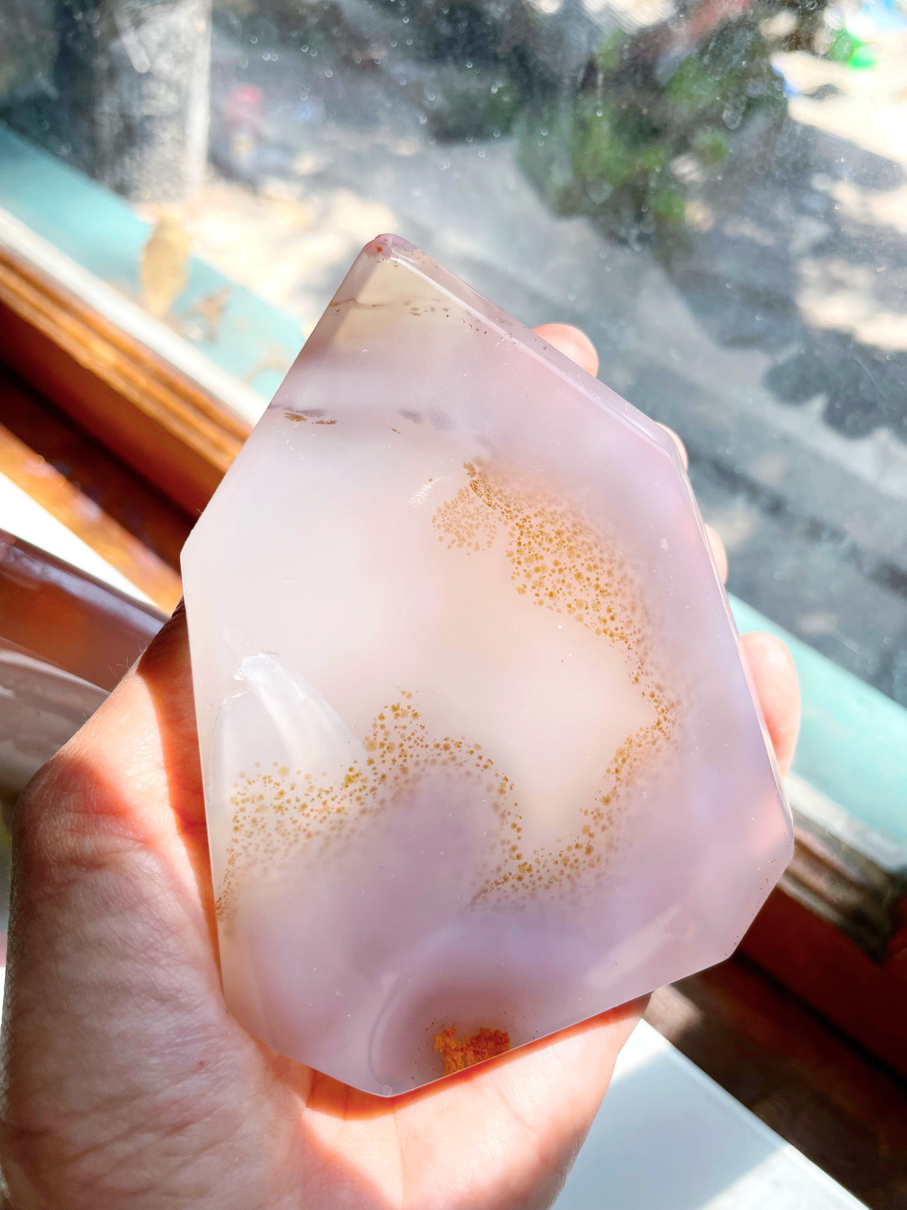 Druzy Agate Tower - Flat - Baltic Mermaid