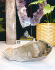 Large Natural Smoky Quartz Point w/ Chlorite Phantoms