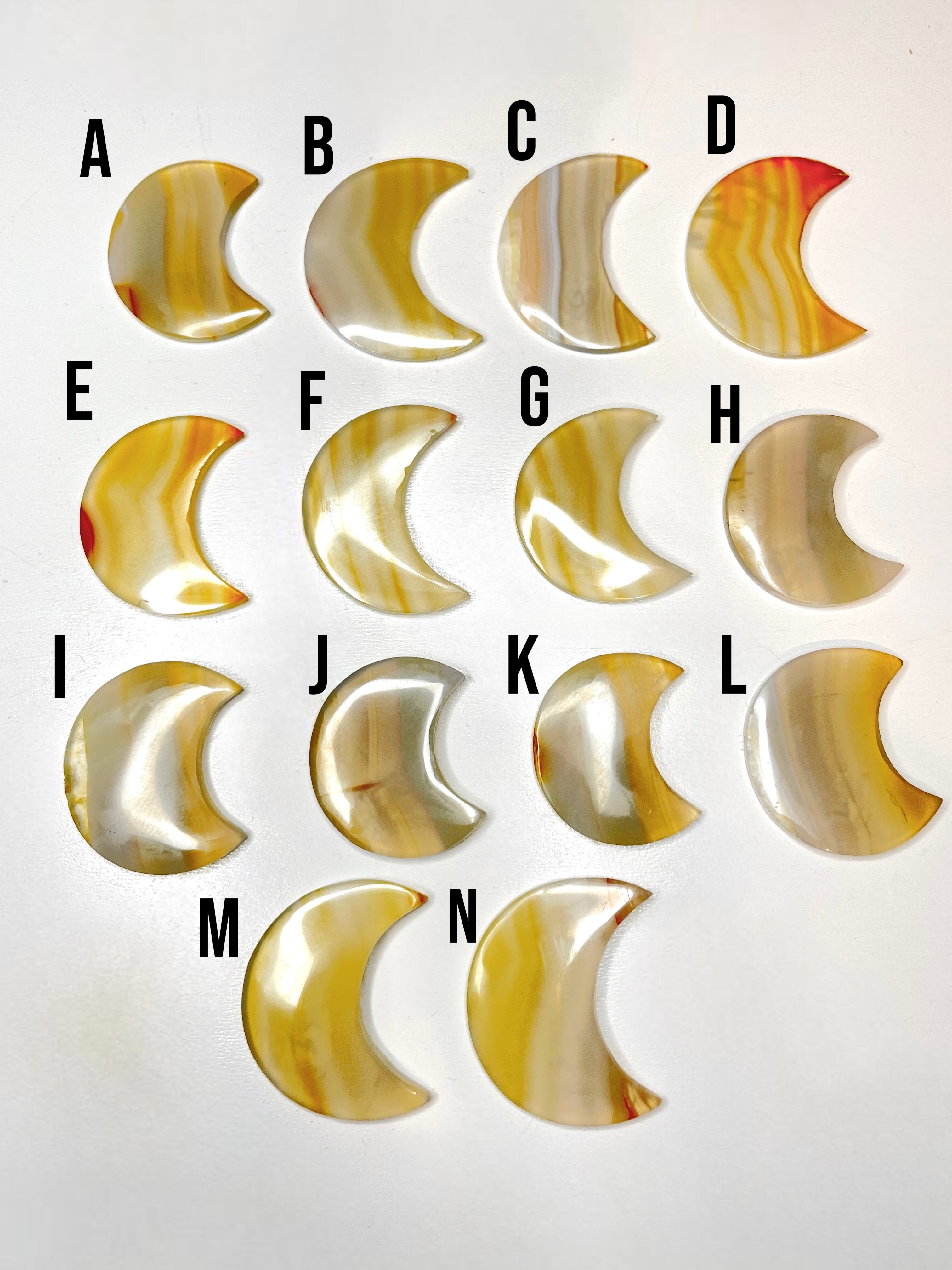 Iris Agate Moons - Baltic Mermaid