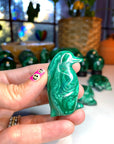 Malachite Carved Penguin