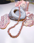 Rhodochrosite Candy Necklace