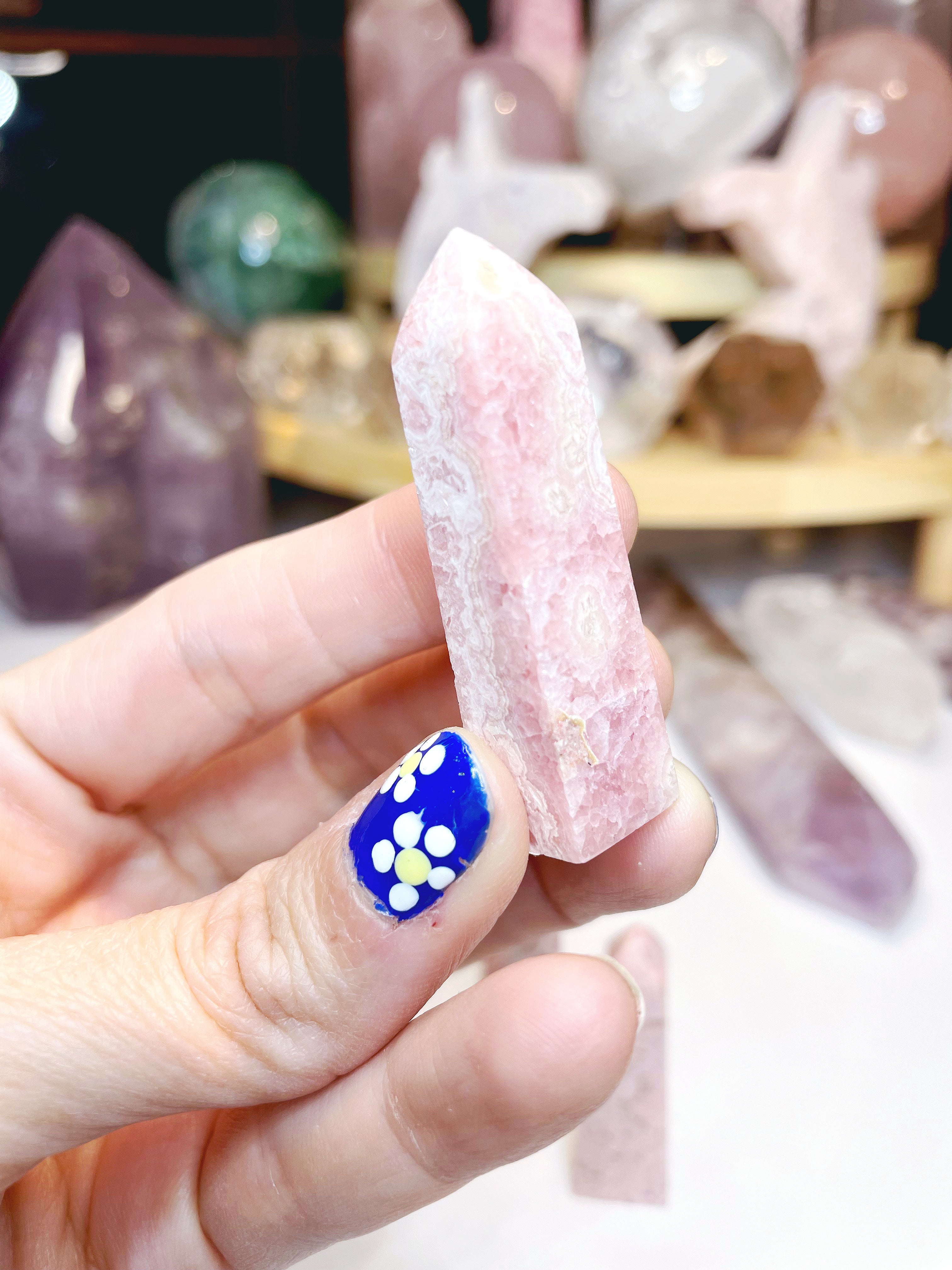 Rhodochrosite Obelisk - Baltic Mermaid