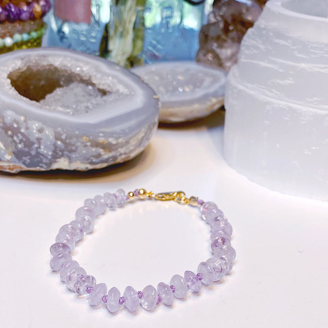 Light Amethyst Candy Bracelet