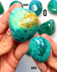 Chrysocolla Palm Stones/Large Tumbles