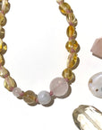 Moon Dust Baltic Amber Bracelet - Pink