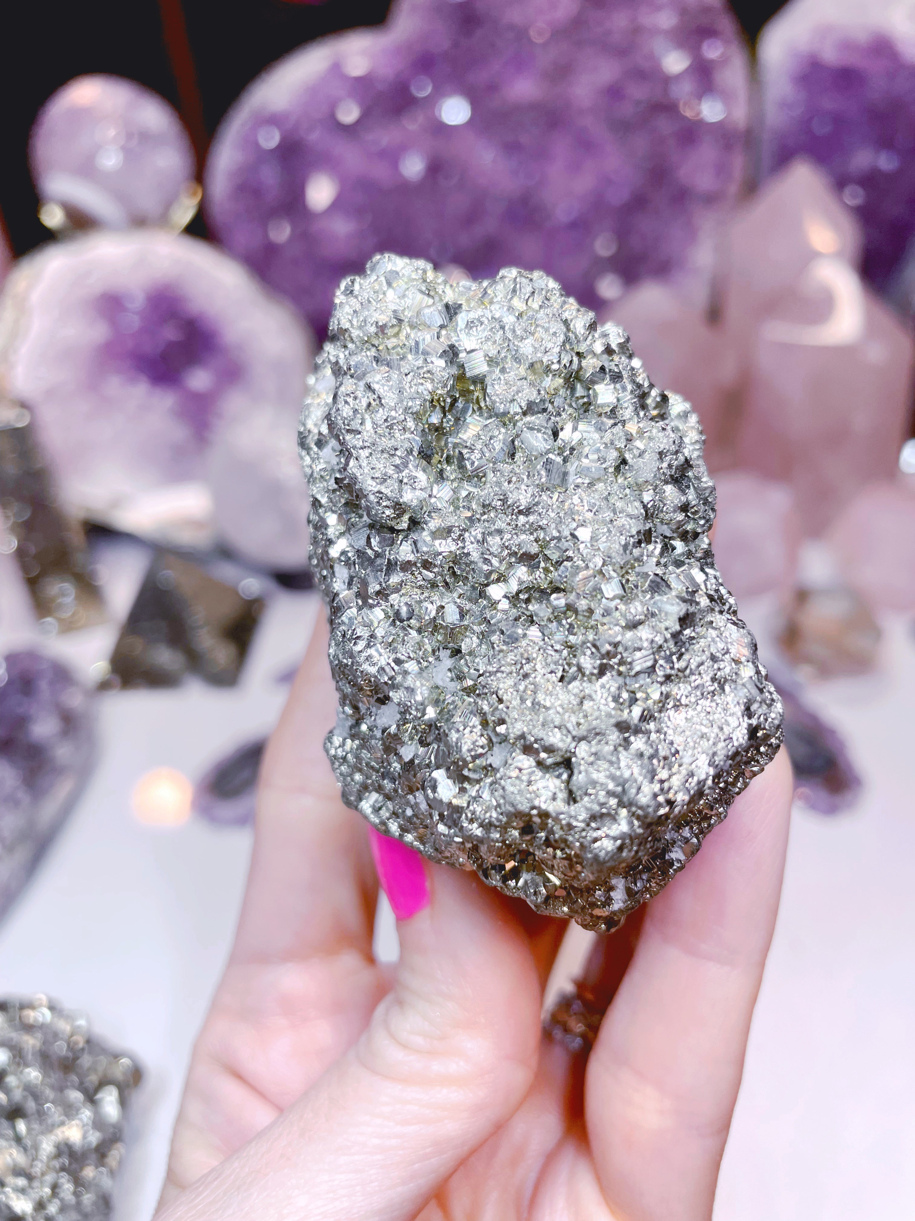 Pyrite Cluster - Baltic Mermaid