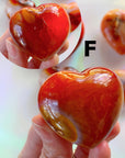 Carnelian Agate Hearts