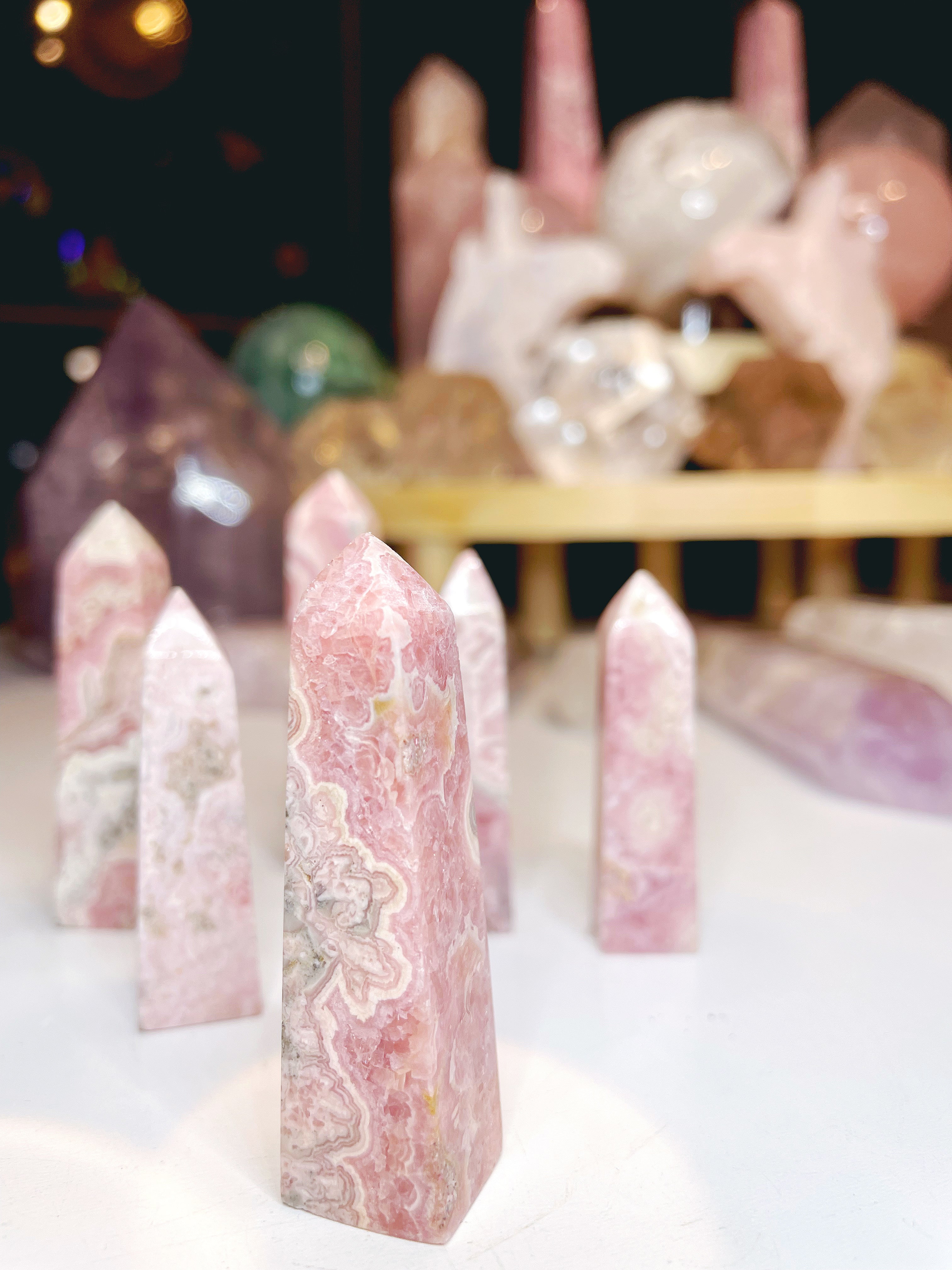 Rhodochrosite Obelisk - Baltic Mermaid