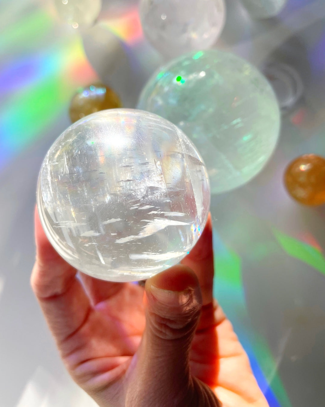 Optic Calcite Sphere AA