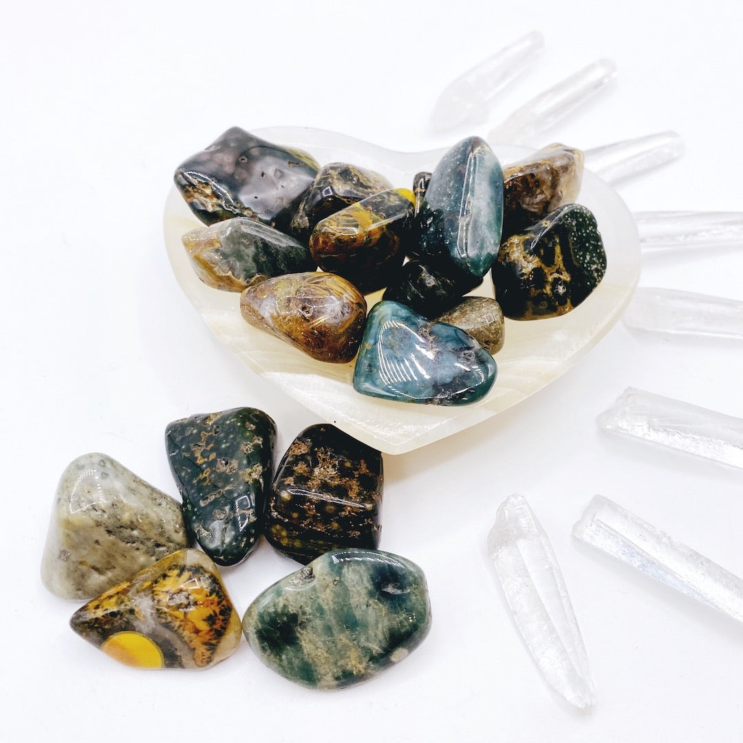 Ocean Jasper Tumbled Stones