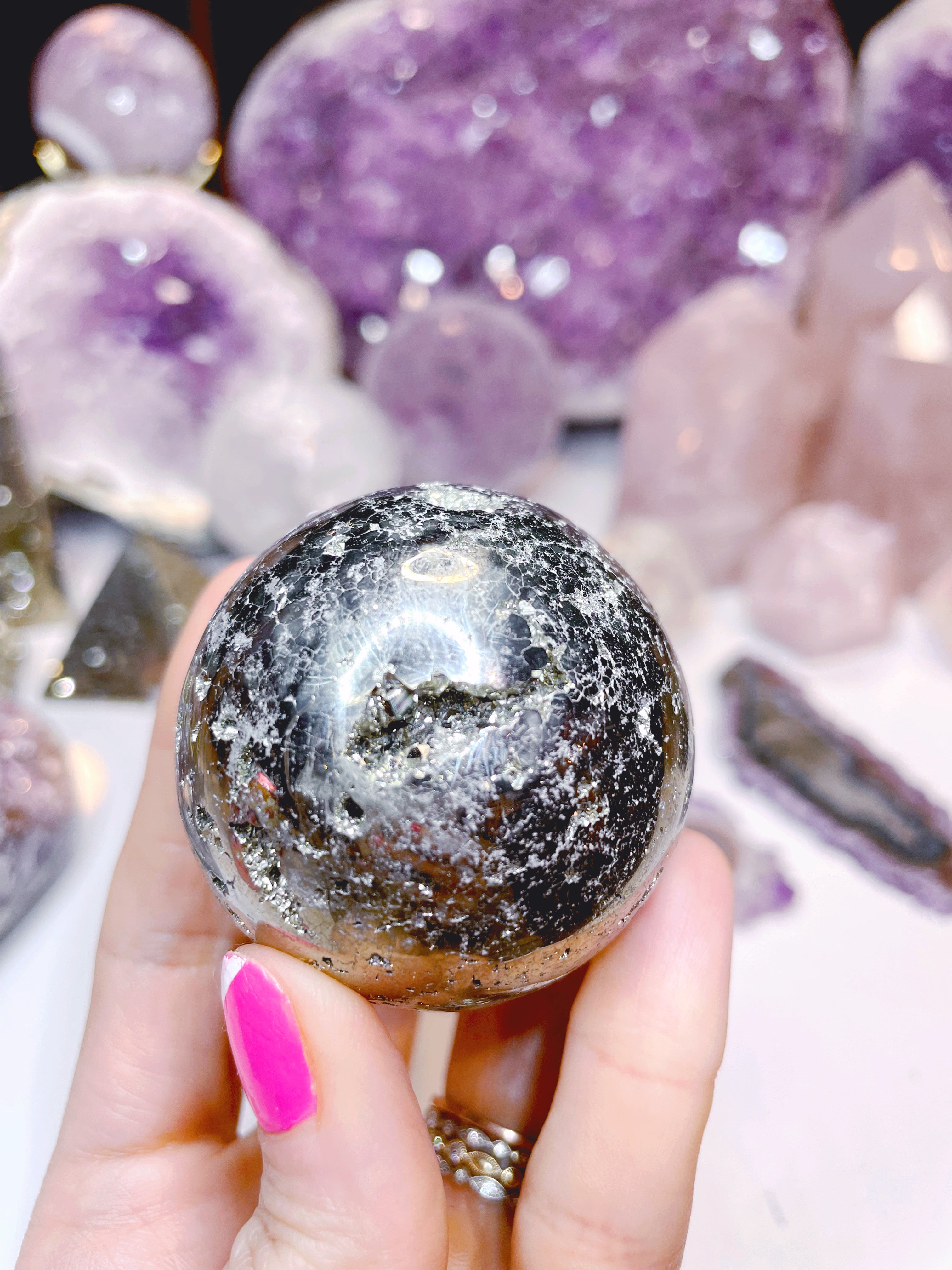 Pyrite Sphere - Baltic Mermaid