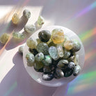 Prehnite with Epidote Tumbled Stones - Baltic Mermaid