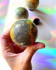 Bumblebee Jasper Sphere