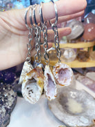 Druzy Geode Keychain - Baltic Mermaid