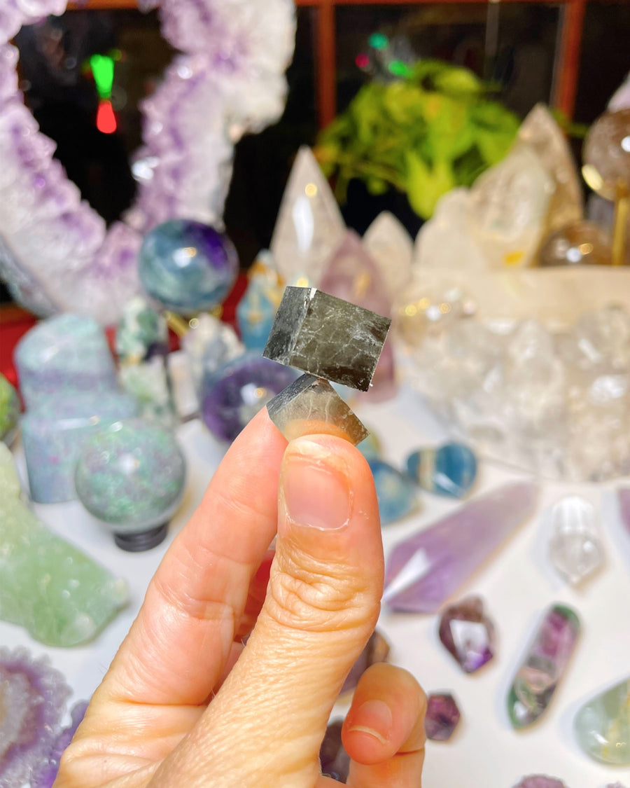 Natural Pyrite Cube Cluster - 23C