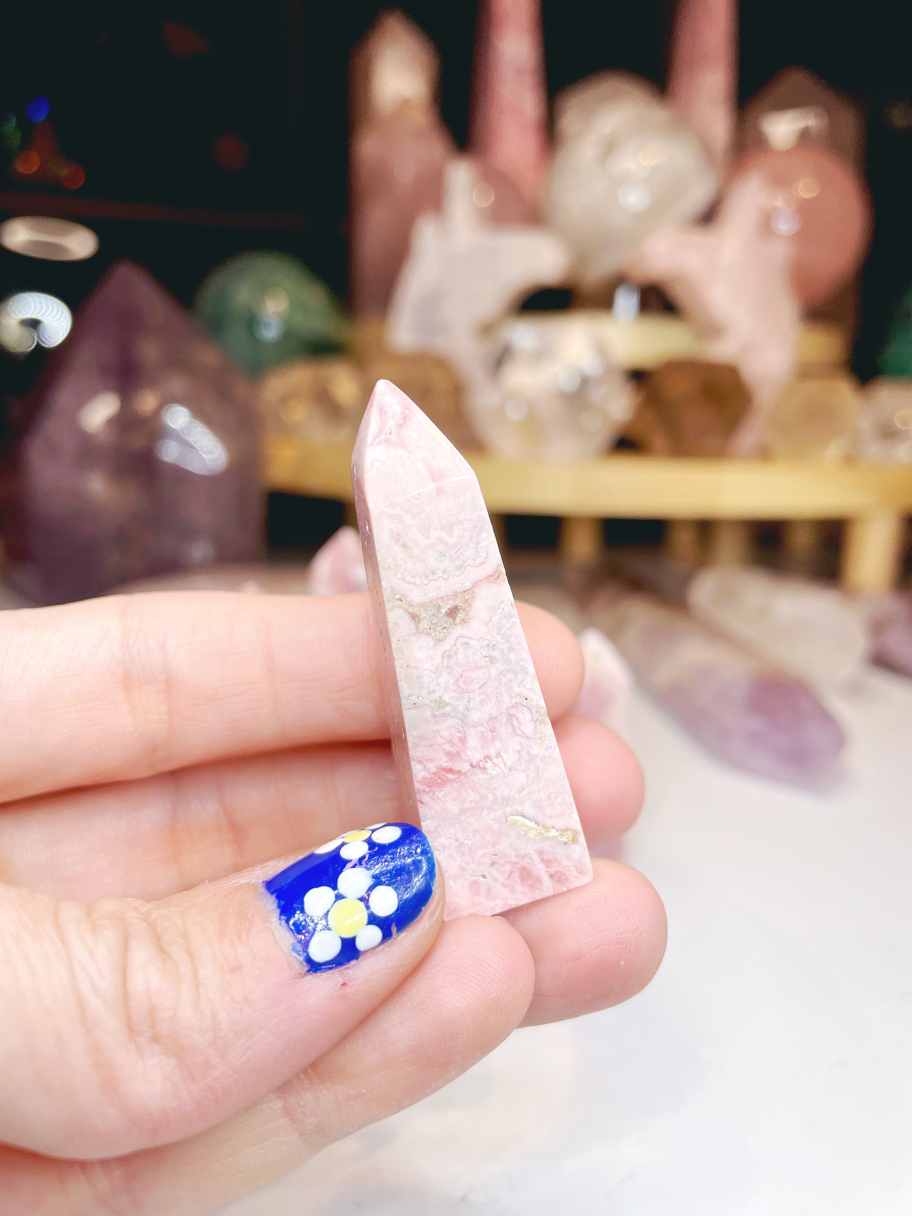 Rhodochrosite Obelisk - Baltic Mermaid