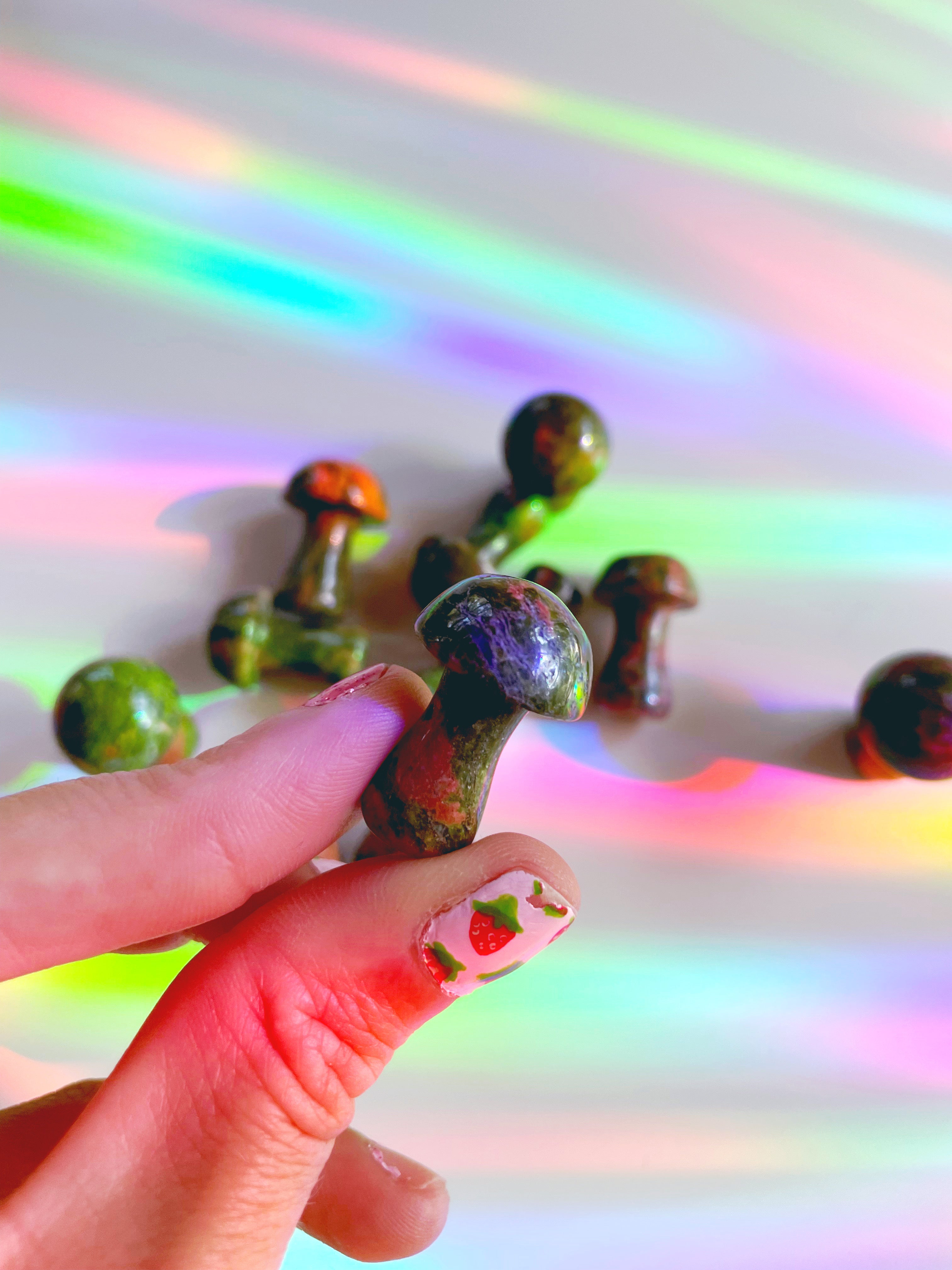 Unakite Mushrooms - Baltic Mermaid