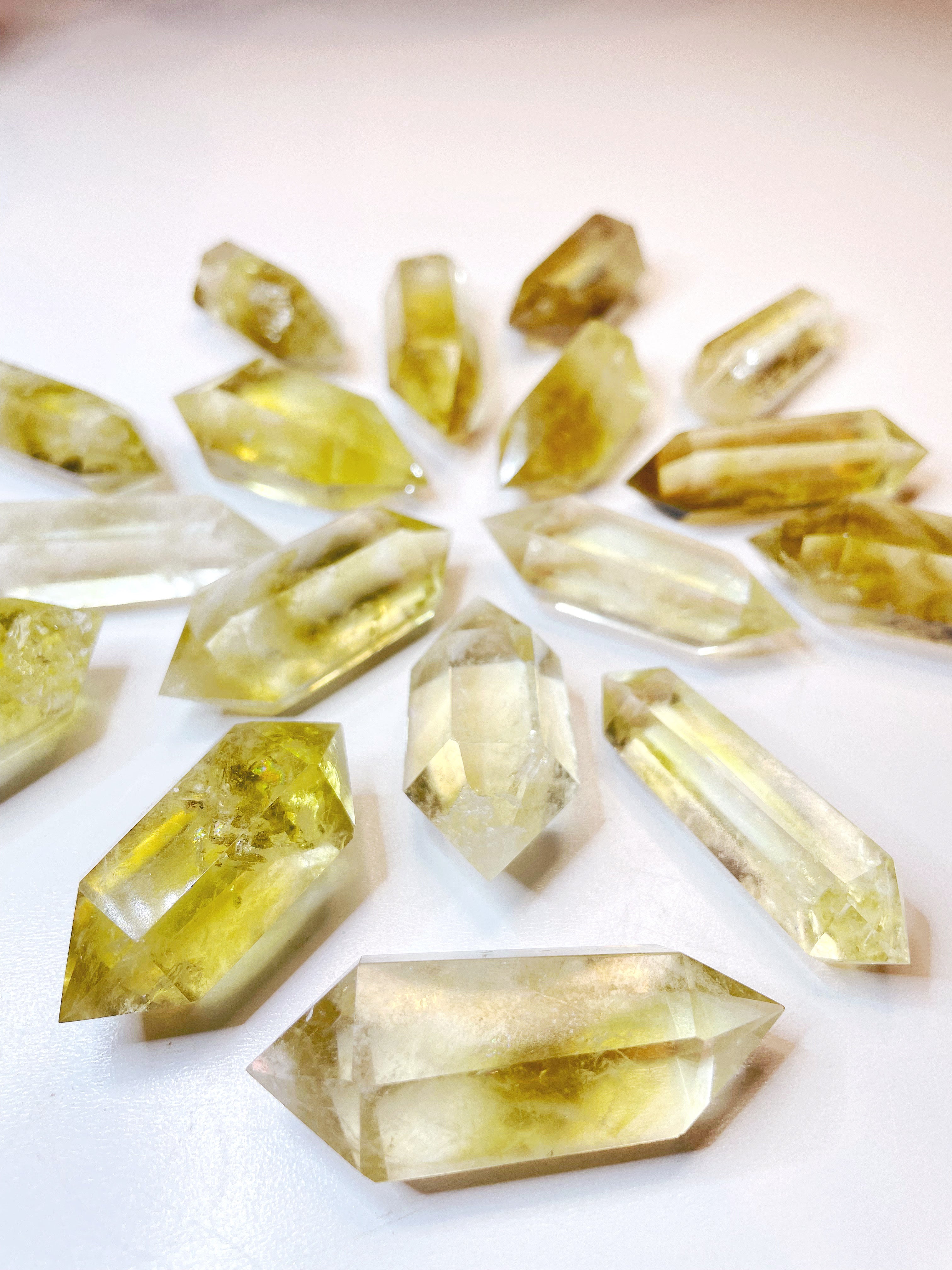 Double Terminated Citrine Point - Baltic Mermaid