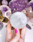 Quartz/Agate Amethyst Sphere