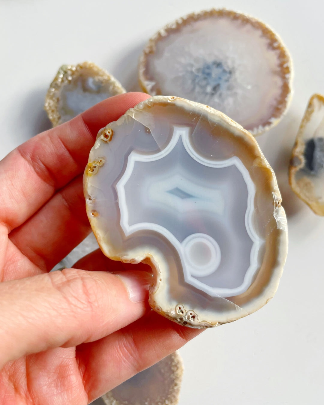 Agate Magnet Set C - Baltic Mermaid