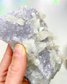 Amethyst Cluster w/ Calcite - Baltic Mermaid