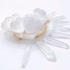 Selenite Heart - Baltic Mermaid