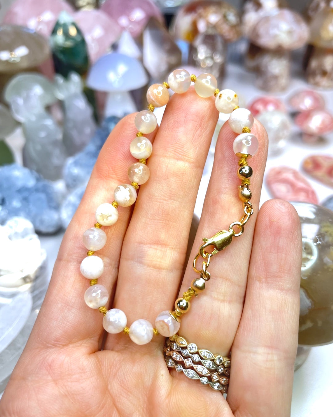 Flower Agate Bracelet - Baltic Mermaid