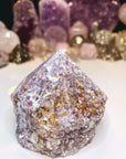 Lepidolite Semi Polished Point